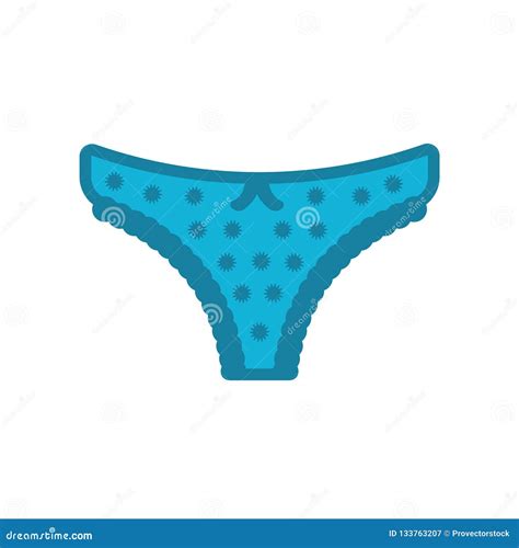 Panties Icon Vector Sign And Symbol Isolated On White Background Stock