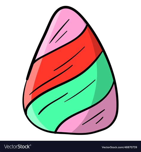 Gumdrop Candy Cartoon Royalty Free Vector Image