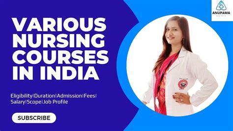 Various Nursing Courses In India After 12 Th ANM GNM BSc Nursing