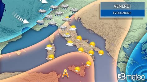 Meteo PIOGGE e ROVESCI in arrivo tra venerdì e il WEEKEND Le zone più