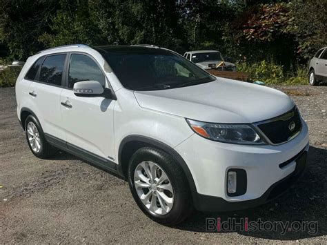 Report 5XYKUDA73EG518864 KIA SORENTO 2014 WHITE GAS Price And Damage