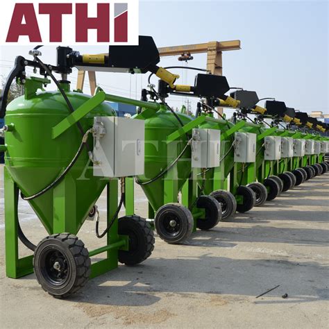 High Pressure Water Glass Bead Dustless Sandblaster Wet Type Sand