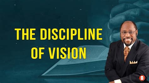 Powerfull sermon - The Discipline of Vision - By Dr. Myles Munroe 2022 ...