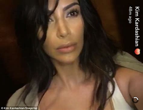 Kim Kardashian Puts On Yet Another Very Busty Display On Snapchat