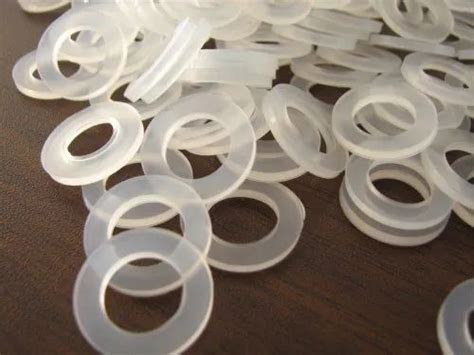 White Round Silicone Rubber Gasket Thickness 10 15 Mm At Rs 252 Piece