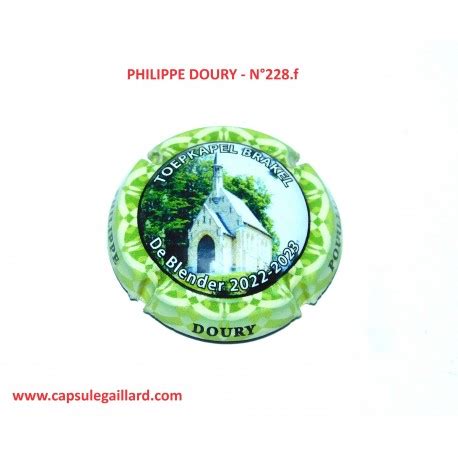 Capsule De Champagne PHILIPPE DOURY N228 F Capsule Gaillard