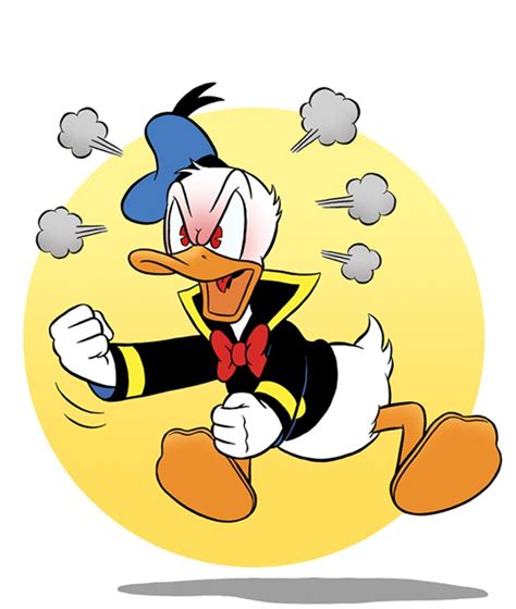 Donald Duck Angry Face