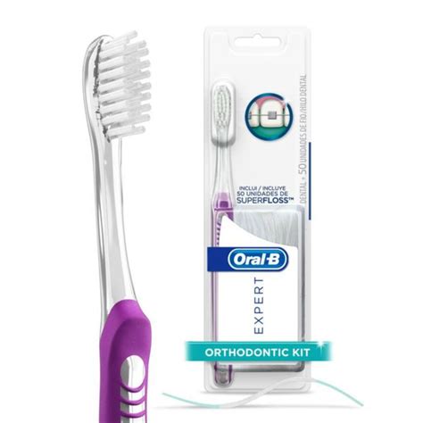 Cepillo de Dientes Oral-B Expert Ortodoncia + SuperFloss, 1 Kit | Preunic