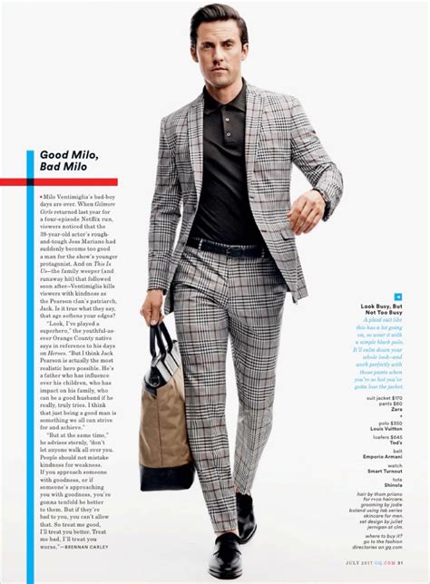 Milo Ventimiglia Stars in GQ Photo Shoot, Dresses for the Office – The ...