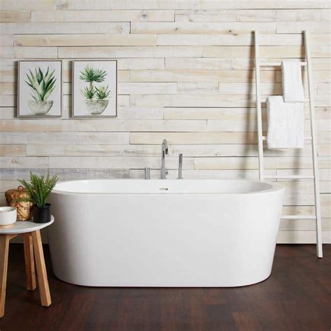 Wyatt Oval Acrylic Freestanding Soaking Tub Package Vtb