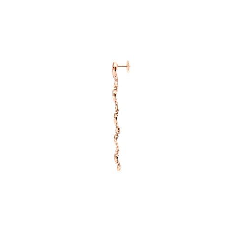 Boucle D Oreille Fred Chance Infinie Crazy Or Rose Diamants Lepage