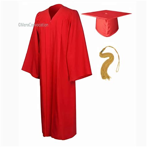 Polyester Red Matte Graduation Gown And Cap, Rs 140/piece Mera ...