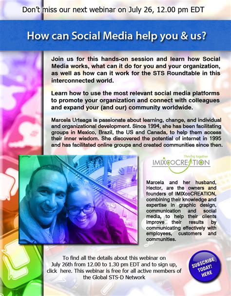 Social Media Webinar - STS Roundtable