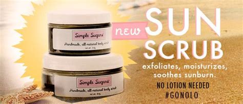 Scrubs And Skincare Especially For Sensitive Skin Simple Sugars