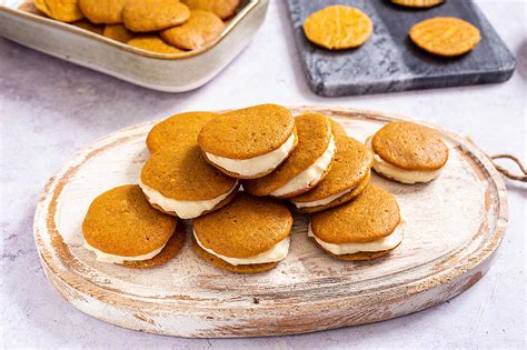 Vegan Pumpkin Whoopie Pies With Cream Cheese Filling The Beet