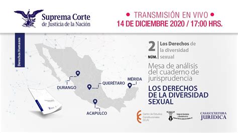 Cuadernos De Jurisprudencia Los Derechos De La Diversidad Sexual 14 De Dic 2020 Youtube