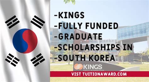 Kings Global Scholarship In South Korea Fully Funded