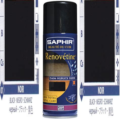 Rénovateur daim noir Saphir (Rénovétine) : Amazon.fr: Mode