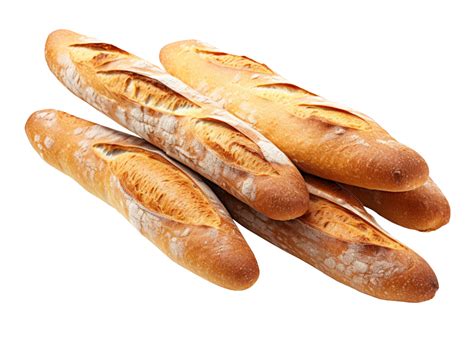 Fresh Baguettes Isolated On Transparent Background 46828650 PNG