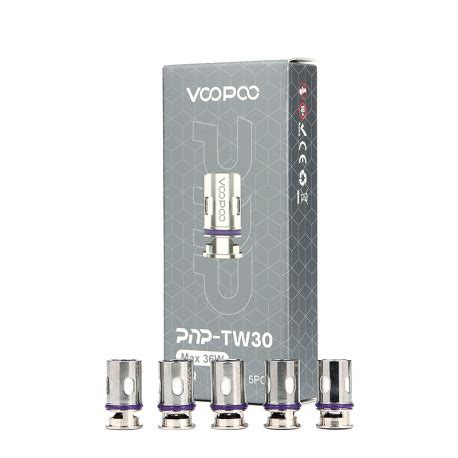 PnP TW Coils By Voopoo A Set Of 5 Coils For Cartridges A L