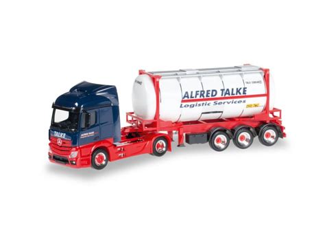 Herpa Mercedes Benz Actros Streamspace Swapcontainer Sattelzug Talke