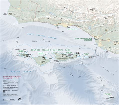 Channel Islands National Park Map