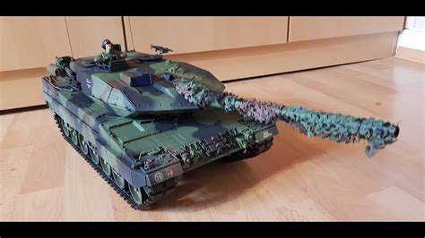 Heng Long Leopard 2A6 mt RRZ und Mündungsblitz YouTube