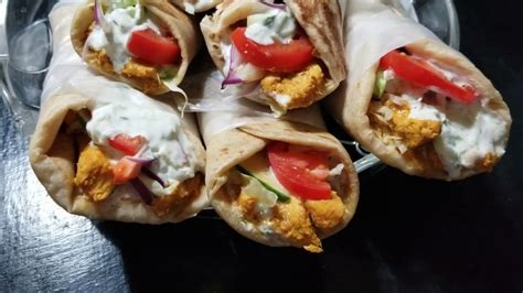 Chicken Shawarma Homemade Recipe And Yogurt Sauce Youtube