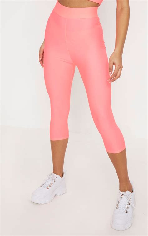 Pink Basic Cropped Gym Legging Active Prettylittlething