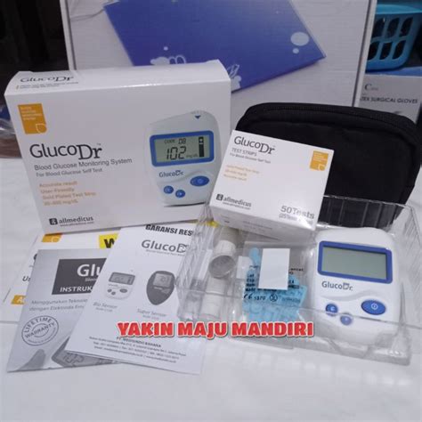 Jual Alat Cek Gula Darah Gluco Dr AGM 2100 Bio Sensor Strip Isi 50