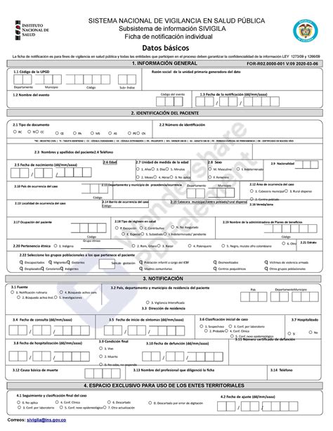 Anexo Ficha De Notificacion Violencia De Genero 2 Tipo De Documento O Rc O Tio Cc 2 Número De