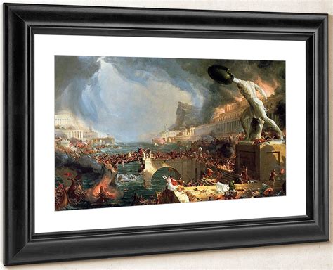 The Course Of Empire Destruction By Thomas Cole Print or Oil Painting ...