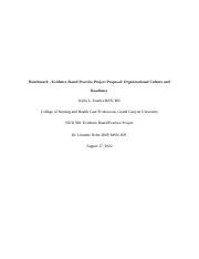 08172022 Docx Benchmark Evidence Based Practice Project Proposal