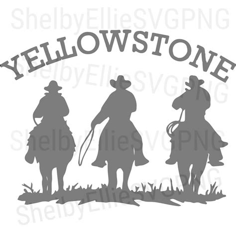 Yellowstone Tv Show Tv Series Logo Emblem Svg Png Digital File | Etsy