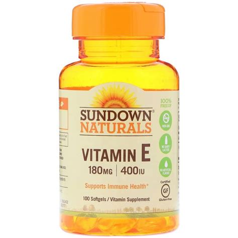 Sundown Naturals Vitamin E 400 Iu 100 Softgels Best Price Online Jumia Kenya