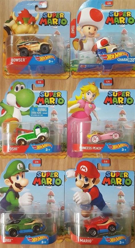 Hot Wheels Super Mario Complete Set