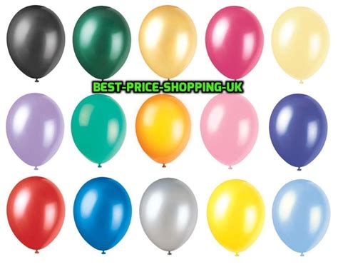 Large Plain Balons Ballons Helium Balloons Birthday Wedding Baloons