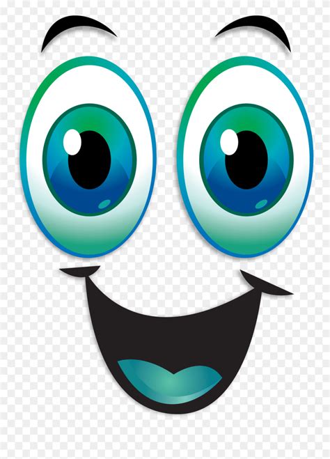 Eye Smiley Face Clip Art - Happy Eyes Clipart - Png Download (#5428961 ...