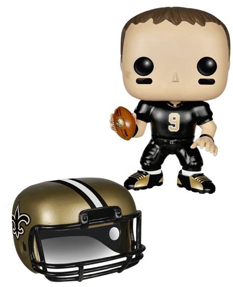 Funko POP NFL: Wave 1 - Drew Brees Action Figures | Funko pop, Funko ...