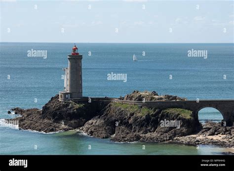 Phare Du Petit Minou Is A Lighthouse Near The City Of Brest Brittany