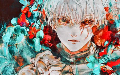 Download wallpapers Ken Kaneki, artwork, Tokyo Ghoul characters, manga, protagonist, Tokyo Ghoul ...