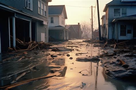 Klimawandel erhöht das risiko katastrophaler überschwemmungen stürme