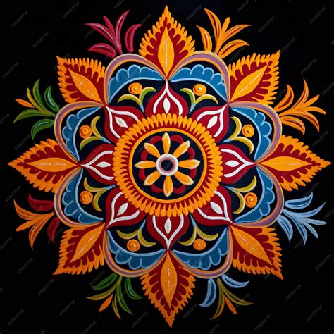 Premium Photo | Diwali's Beautiful Rangoli Patterns