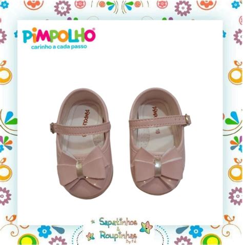Pimpolho Sapatilha Pimpolho Infantil Nude Sapatinhos Roupinhas By F