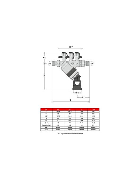 Disconnecteur X Zone De Pression R Duite Contr Lable Ba Caleffi