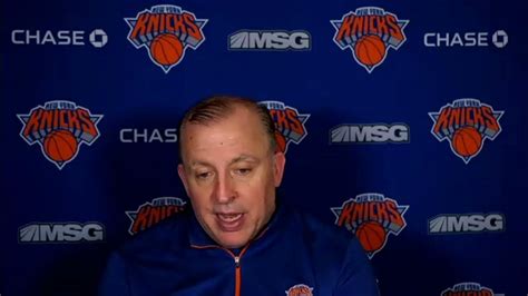 Knicks Coach Thibs Postgame Interview New York Loss Vs Miami Heat Youtube