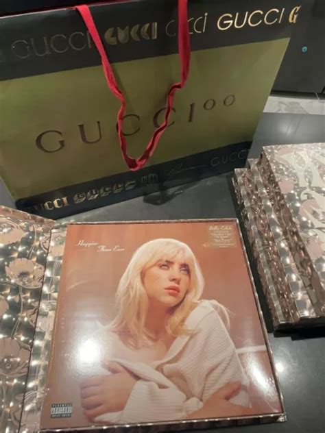 BILLIE EILISH HAPPIER Than Ever Gucci Vinyl LP Boxset EUR 220 00