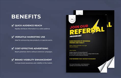 Sales Referral Program Flyer Template In Word Pdf Download