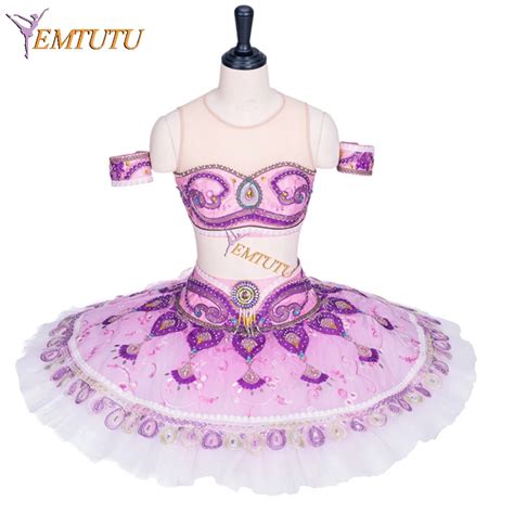 Two Pieces Professional Ballet Tutu Purple Le Corsaire Performance Tutu