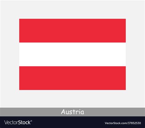 National flag austria austrian country flag Vector Image